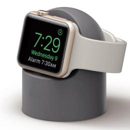  Apple Watch Silikon Stativ Grå - Teknikhallen.se