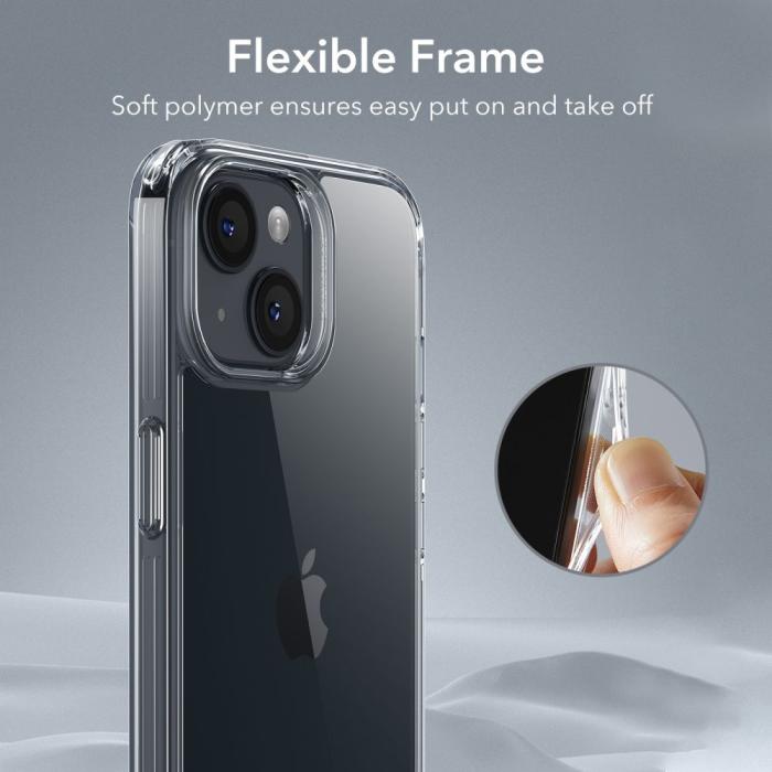 Bild 5, ESR ESR iPhone 15 Plus Skal Ice Shield Transparent - Teknikhallen.se