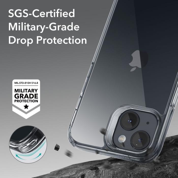 Bild 6, ESR ESR iPhone 15 Plus Skal Ice Shield Transparent - Teknikhallen.se