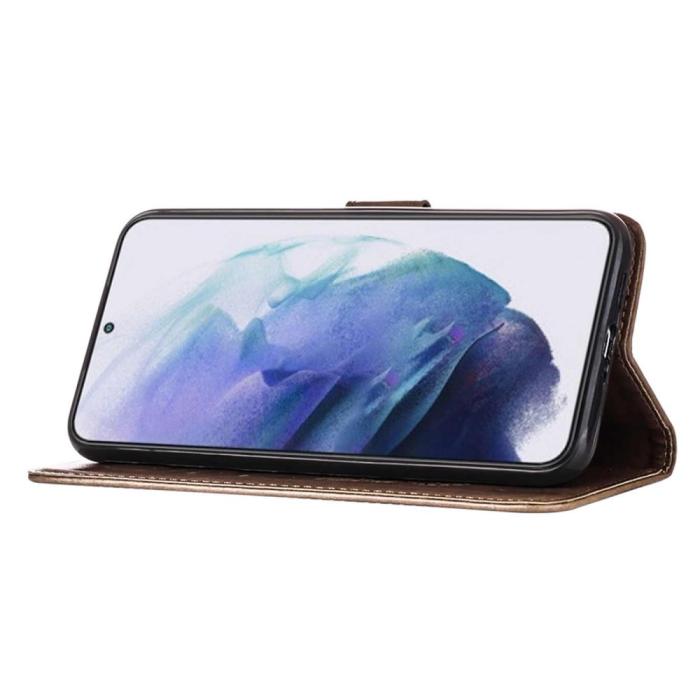 Bild 3,  Samsung Galaxy S23 Plus Fodral Fjäril Grå - Teknikhallen.se