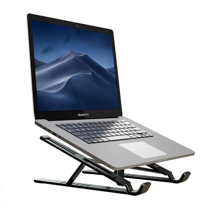 Bild 2, Tech-Protect Tech-Protect Alustand Laptop Ställ Justerbart Universal Mörk Grå - Teknikhallen.se