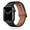 Tech-Protect Tech-Protect Äkta Läder Armband Apple Watch 42/44/45/49 mm Svart - Teknikhallen.se