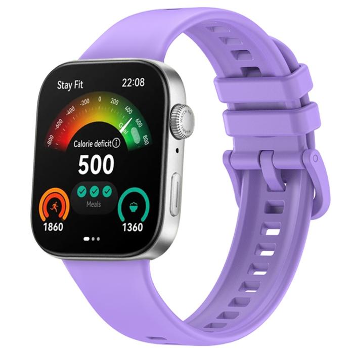 Bild 3,  Huawei Watch Fit 3 Klockarmband Silikon Lila - Teknikhallen.se
