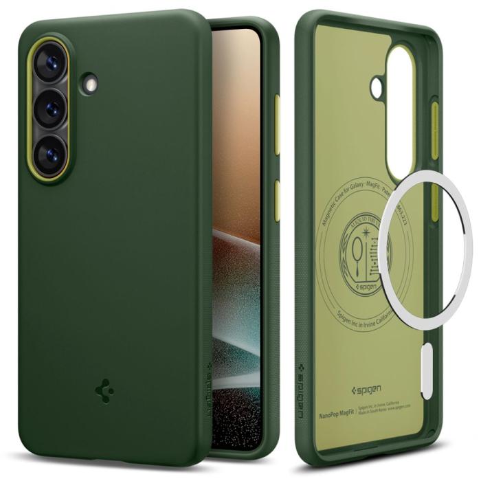 Bild 2, Spigen Spigen Galaxy S26 Skal MagSafe Nano Pop Avo Green - Teknikhallen.se