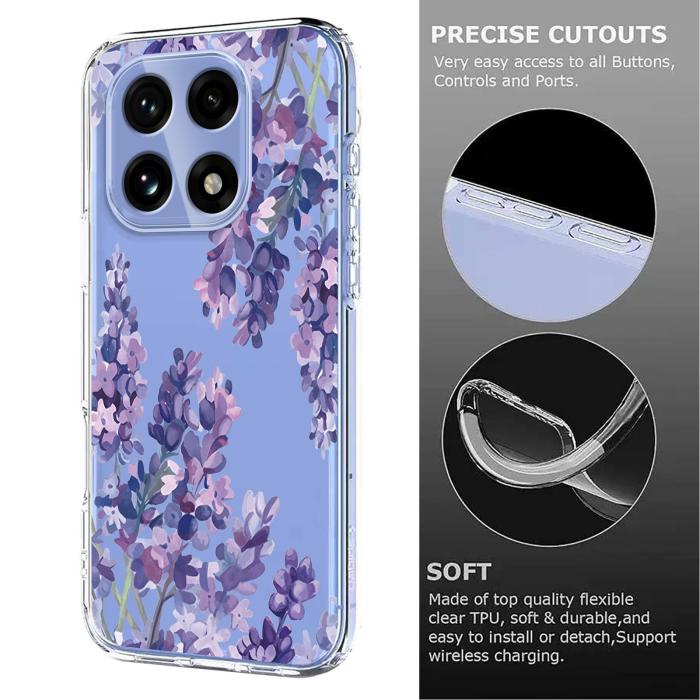 Bild 6,  OnePlus 15 Skal TPU Med Tryck Blommor - Teknikhallen.se