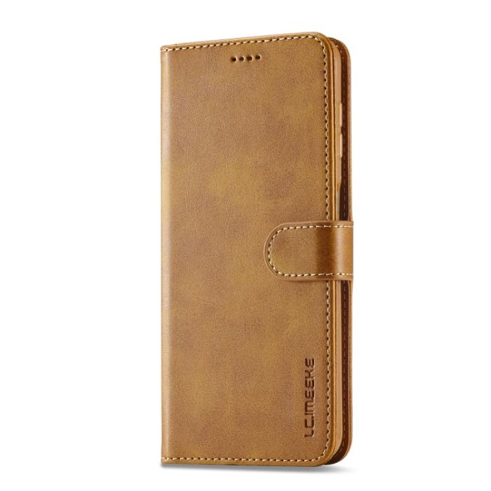 Bild 2, LC.IMEEKE LC.IMEEKE Samsung Galaxy A24 5G Fodral Läder Brun - Teknikhallen.se