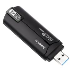  Wi-Fi Receiver USB 3.0 AX-3000 WiFi6 N&auml;tverkskort Svart - Teknikhallen.se