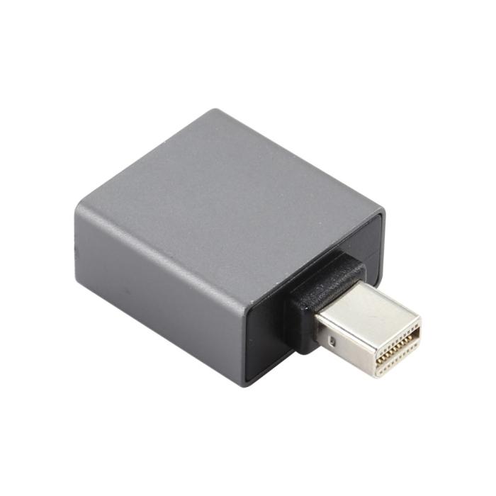 Bild 2,  DisplayPort Hona till Mini DisplayPort Hane Adapter Grå - Teknikhallen.se