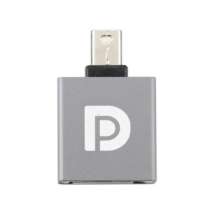 Bild 3,  DisplayPort Hona till Mini DisplayPort Hane Adapter Grå - Teknikhallen.se
