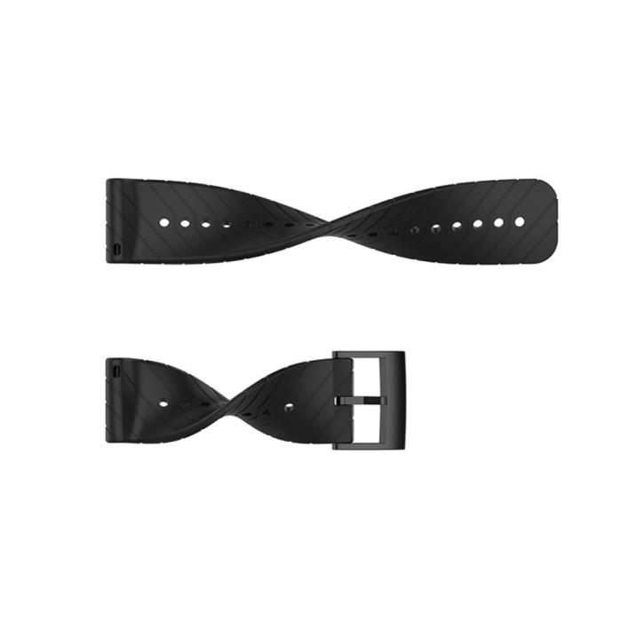 Bild 2,  Suunto Silikon Armband Twill Textur (24mm) Vinröd - Teknikhallen.se