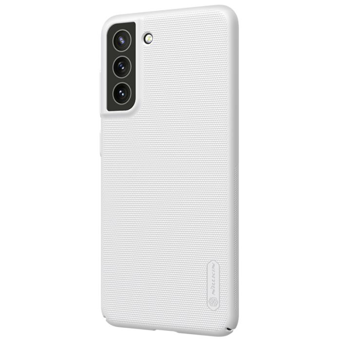Bild 2, NILLKIN NILLKIN Samsung Galaxy S21 FE Skal Frosted Shield Vit - Teknikhallen.se