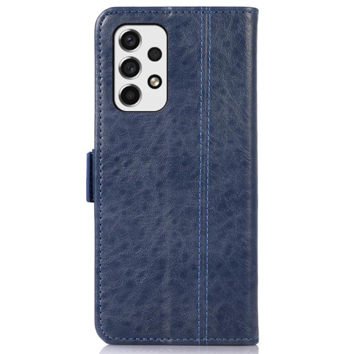 Bild 3,  Samsung Galaxy A53 5G Fodral Crazy Horse Blå - Teknikhallen.se