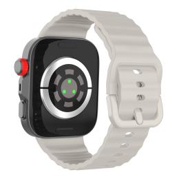 KALEBOL KALEBOL Huawei Watch Fit 4 Pro/4/3 Armband Wave Silikon Starlight - Teknikhallen.se