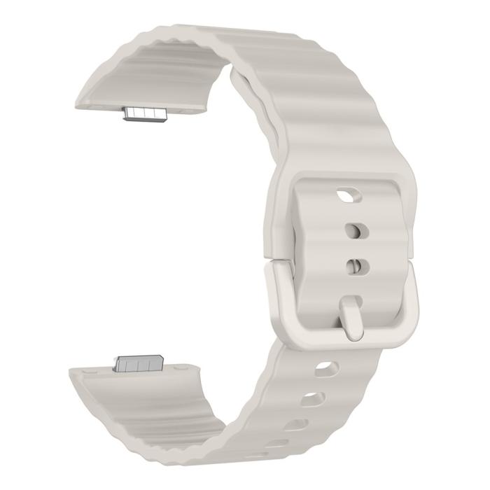 Bild 3, KALEBOL KALEBOL Huawei Watch Fit 4 Pro/4/3 Armband Wave Silikon Starlight - Teknikhallen.se