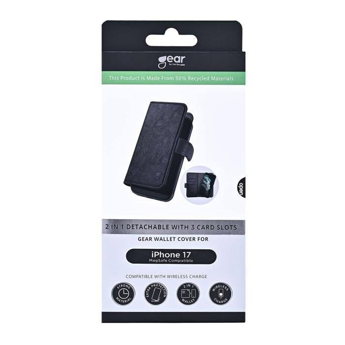 Bild 5, Gear Gear iPhone 17 2in1 MagSafe Magnet Fodral / Skal Svart - Teknikhallen.se