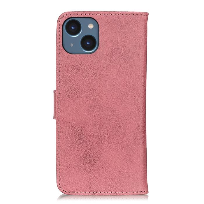 Bild 3, KHAZNEH KHAZNEH iPhone 14 Plus Fodral Läder Rosa - Teknikhallen.se