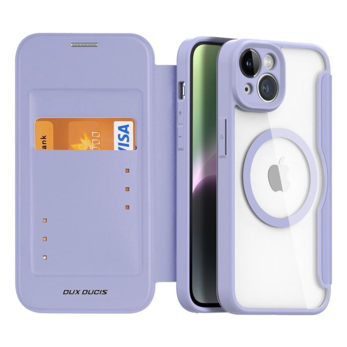 Bild 2, DUX DUCIS DUX DUCIS iPhone 14 Fodral MagSafe Skin X Pro Lila - Teknikhallen.se