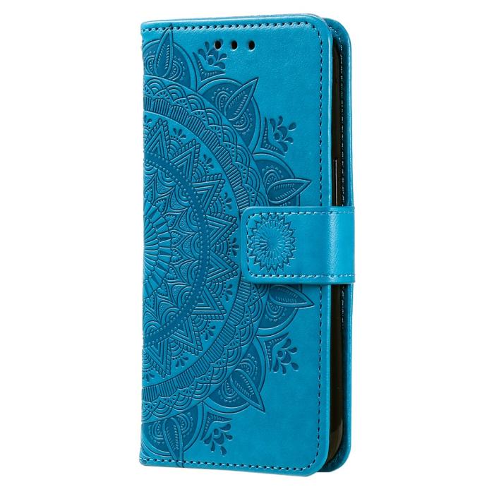Bild 5,  Sony Xperia 1 VII Fodral Mandala Läder Blå - Teknikhallen.se