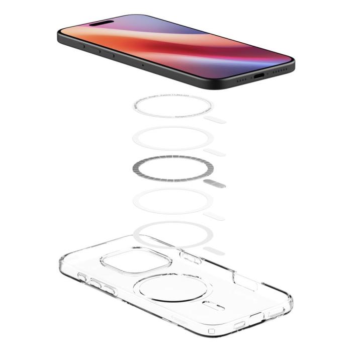 Bild 6, Spigen Spigen iPhone 16 Pro Skal MagSafe Liquid Crystal Clear - Teknikhallen.se