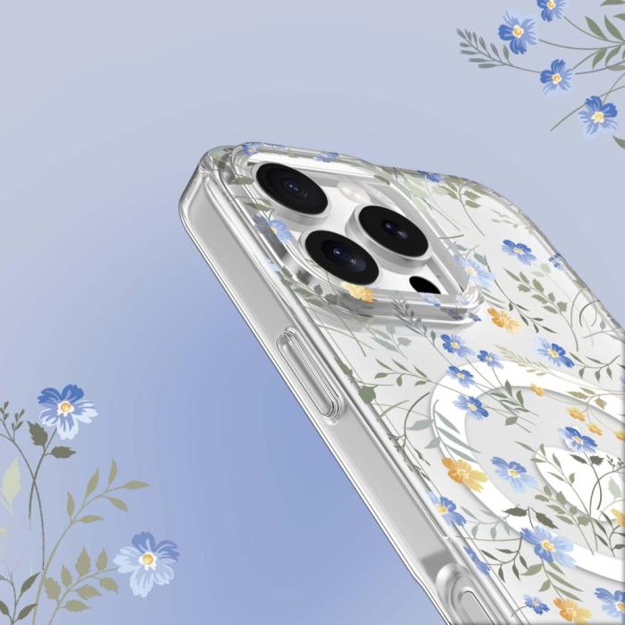 Bild 4, Tech-Protect Tech-Protect iPhone 16 Pro Skal MagSafe MagMood Spring Flowers - Teknikhallen.se