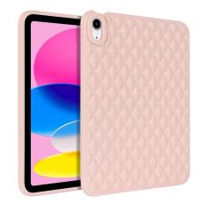  iPad Air 2025-2020 Skal Diamond Textur TPU Rosa - Teknikhallen.se
