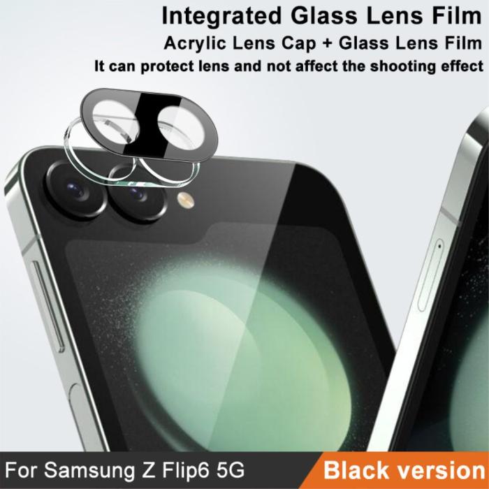 Bild 2, IMAK IMAK Galaxy Z Flip 6 Linsskydd Härdat Glas Svart - Teknikhallen.se