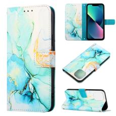 iPhone 14 Fodral Marmor Gr&ouml;n/Bl&aring; - Teknikhallen.se