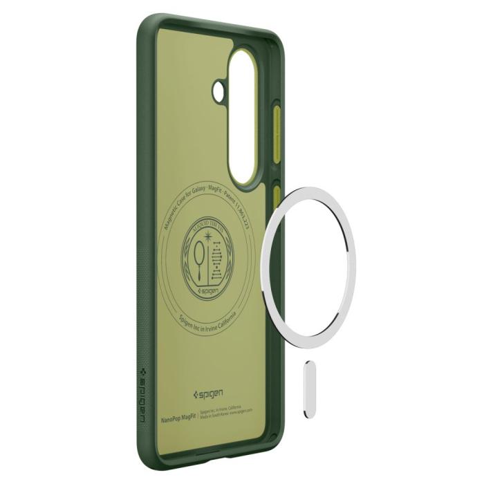 Bild 5, Spigen Spigen Galaxy S26 Skal MagSafe Nano Pop Avo Green - Teknikhallen.se