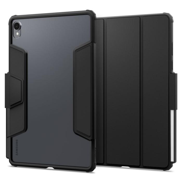 Bild 2, Spigen Spigen Samsung Galaxy Tab S11 Fodral Ultra Hybrid Pro Svart - Teknikhallen.se