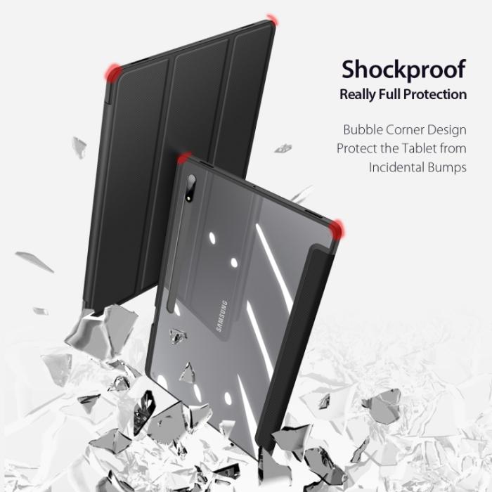 Bild 6, DUX DUCIS DUX DUCIS Galaxy Tab S8 Ultra Fodral TOBY Tri-Fold Svart - Teknikhallen.se
