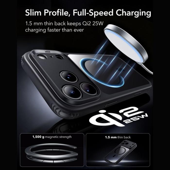 Bild 5, ESR ESR iPhone 18 Pro / 17 Pro Skal MagSafe & Skärmskydd - Teknikhallen.se