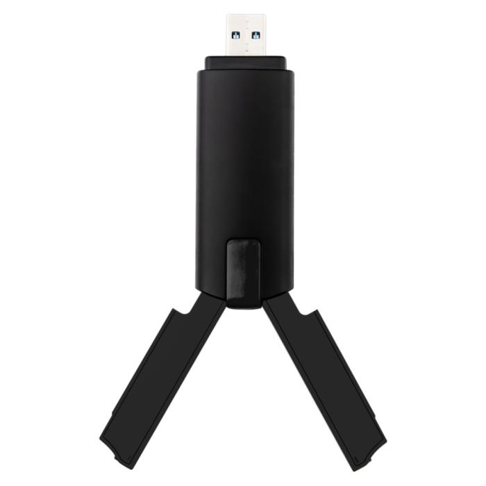 Bild 3,  Wi-Fi Receiver USB 3.0 AX-3000 WiFi6 Nätverkskort Svart - Teknikhallen.se