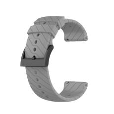  Suunto Silikon Armband Twill Textur (24mm) Gr&aring; - Teknikhallen.se