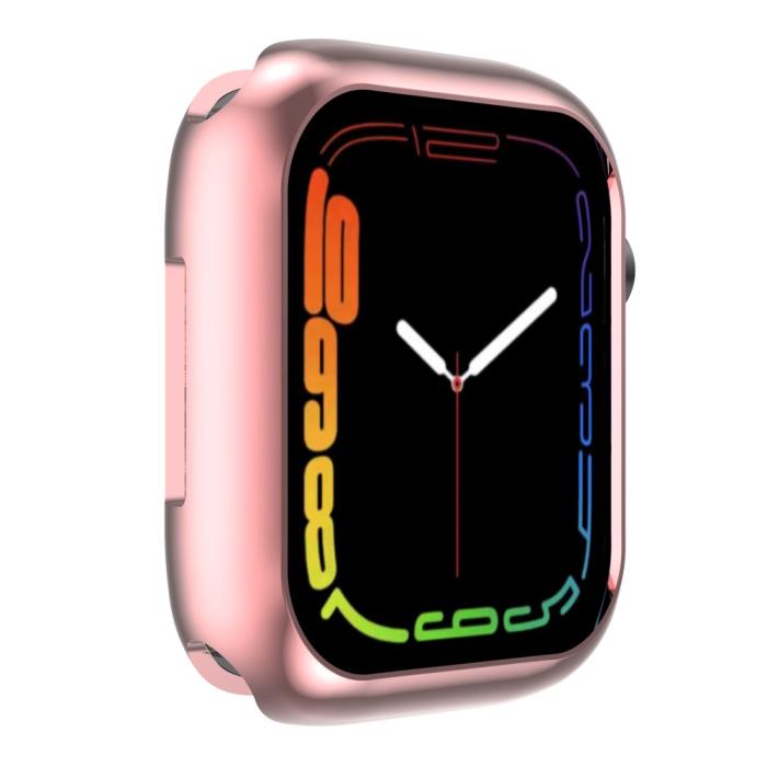 Bild 3,  Apple Watch 7/8 45mm Skal TPU Electroplate Rosa - Teknikhallen.se