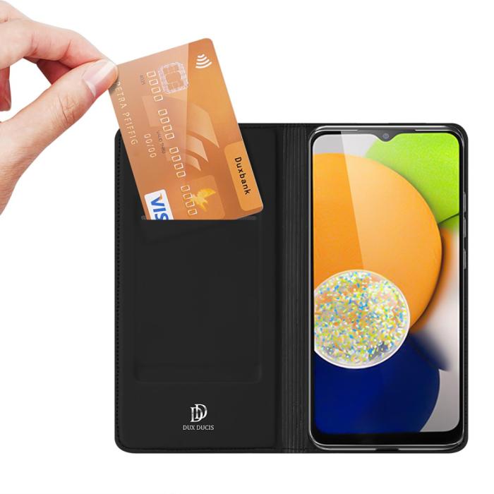 Bild 4, DUX DUCIS DUX DUCIS Samsung Galaxy A03 Fodral Skin Pro Svart - Teknikhallen.se