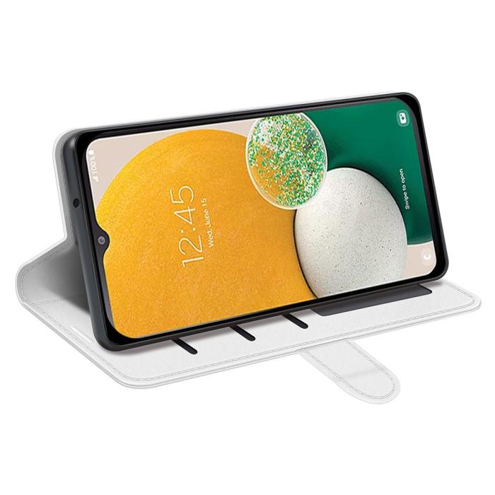 Bild 3,  Samsung Galaxy A14 4G/5G Fodral Crazy Horse Läder Vit - Teknikhallen.se