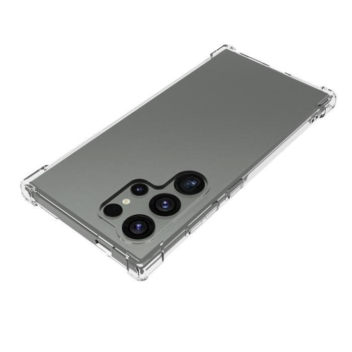 Bild 3,  Samsung Galaxy S24 Ultra Skal Shockproof TPU Transparent - Teknikhallen.se