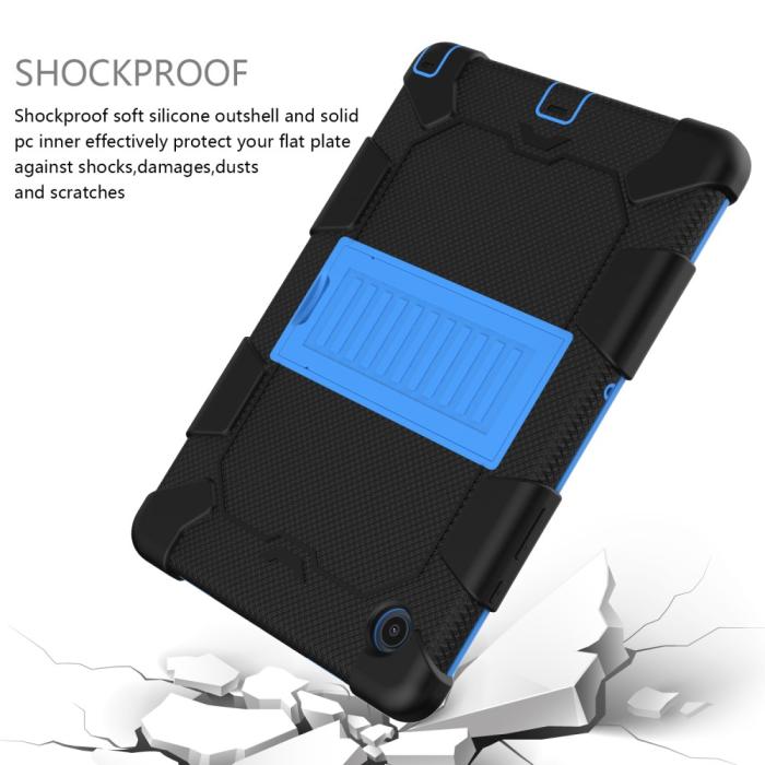 Bild 5,  Samsung Galaxy Tab A8 10.5 (2021) Skal Shockproof Hybrid Kickstand - Teknikhallen.se