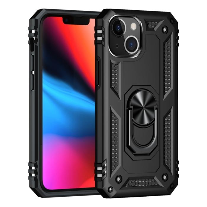 Bild 2,  iPhone 14 Plus Skal Shockproof Ring Svart - Teknikhallen.se