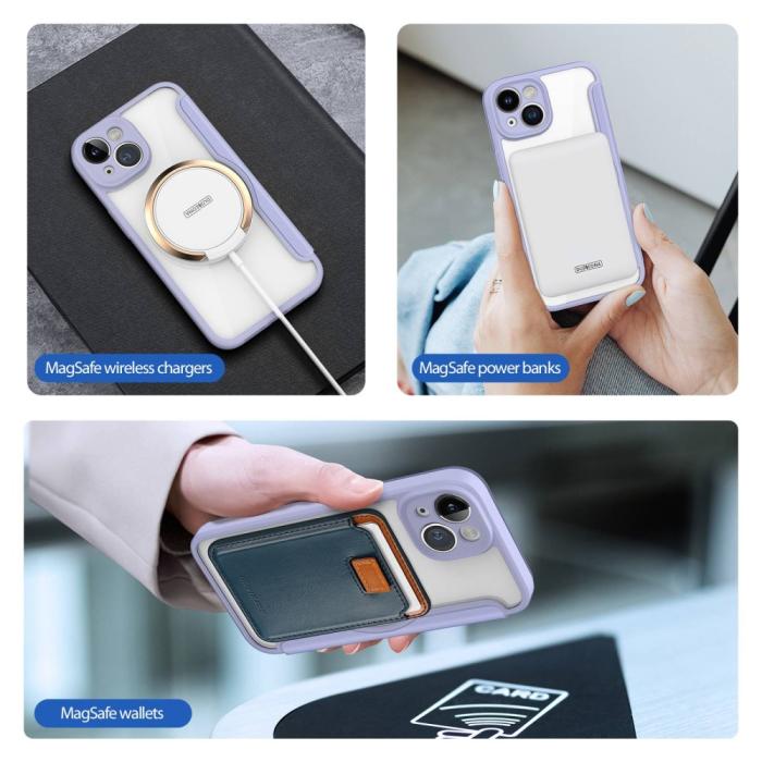 Bild 5, DUX DUCIS DUX DUCIS iPhone 14 Fodral MagSafe Skin X Pro Lila - Teknikhallen.se