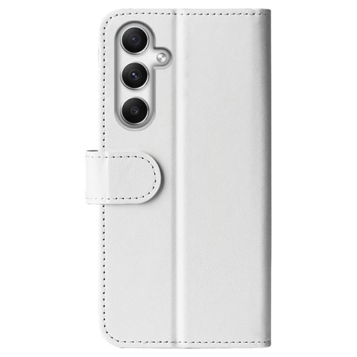Bild 6,  Samsung Galaxy A35 5G Fodral Crazy Horse Läder Vit - Teknikhallen.se
