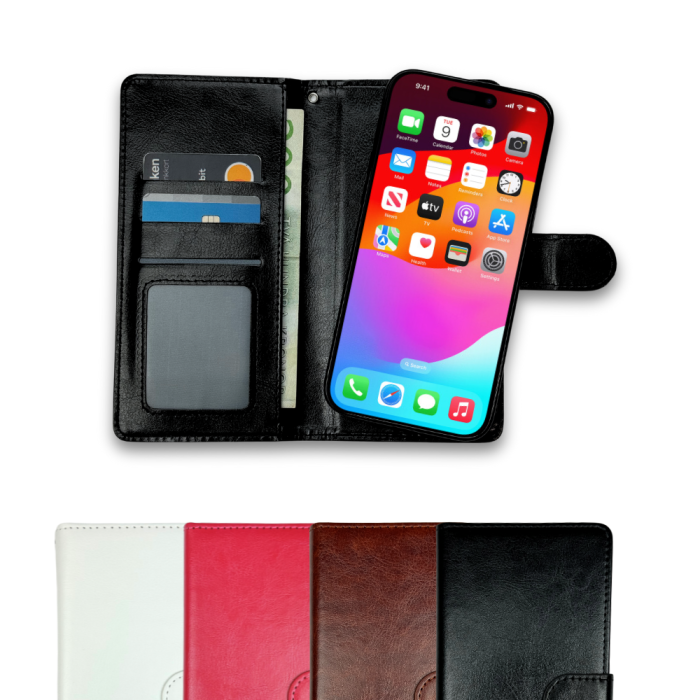 Bild 2, MyCase iPhone 16 Pro Fodral / Magnet Skal 2in1 - Välj Färg! - Teknikhallen.se