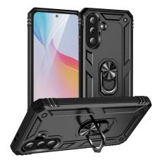  Samsung Galaxy A37 5G Skal Shockproof Hybrid Ring Svart - Teknikhallen.se