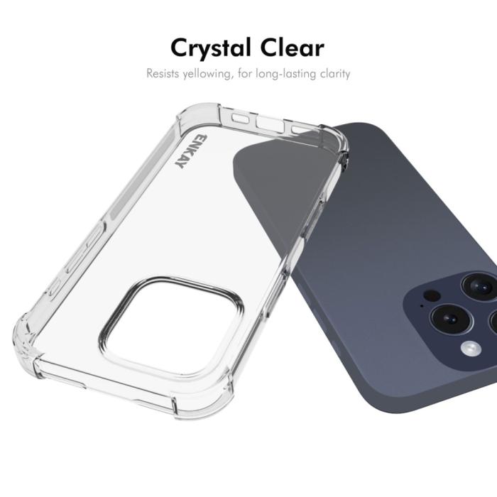 Bild 5, ENKAY ENKAY iPhone 16 Pro Skal Shockproof Transparent - Teknikhallen.se