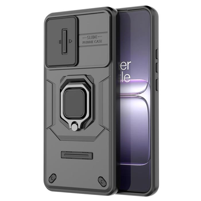 Bild 2,  OnePlus Nrod CE5 Skal Hybrid Ring CamShield Svart - Teknikhallen.se