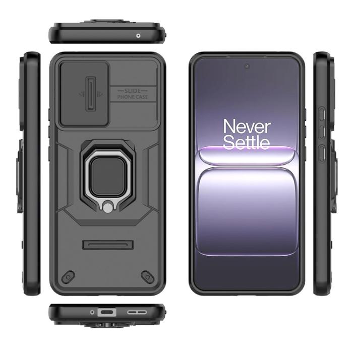 Bild 4,  OnePlus Nrod CE5 Skal Hybrid Ring CamShield Svart - Teknikhallen.se