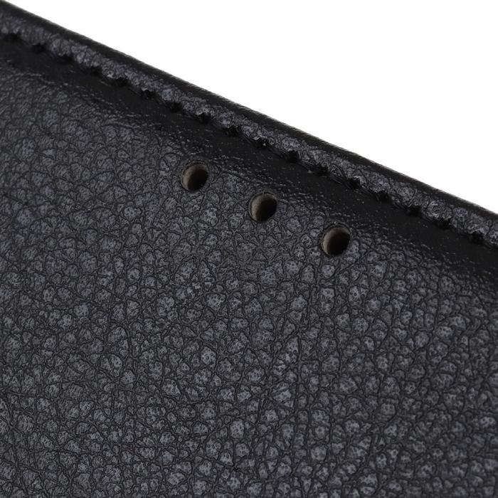 Bild 5,  OnePlus Nord 2T 5G Fodral Litchi Läder Svart - Teknikhallen.se
