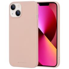Mercury GOOSPERY Mercury Goospery iPhone 14 Skal Liquid Skin Touch Ljus Rosa - Teknikhallen.se