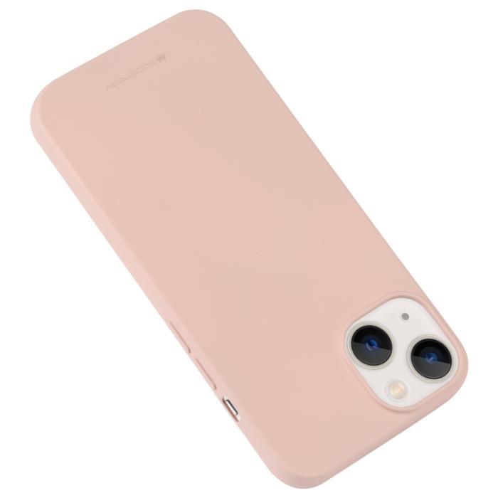 Bild 2, Mercury GOOSPERY Mercury Goospery iPhone 14 Skal Liquid Skin Touch Ljus Rosa - Teknikhallen.se
