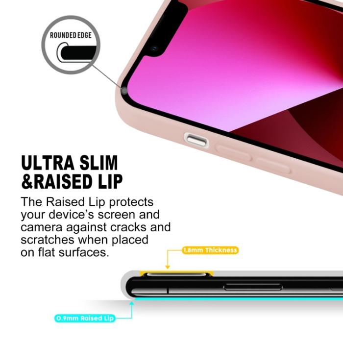 Bild 5, Mercury GOOSPERY Mercury Goospery iPhone 14 Skal Liquid Skin Touch Ljus Rosa - Teknikhallen.se